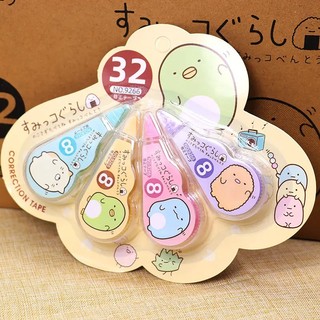 1 PCS Tipe X Karakter Pita Roll Correction Tape Penghapus Pulpen correction tape karakter/tip-ex kertas fancy/tipe-x karakter lucu