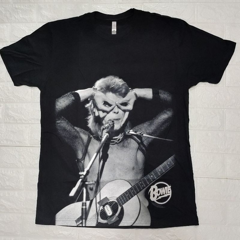 เสื้อวง David BOWIE  2010. logo print