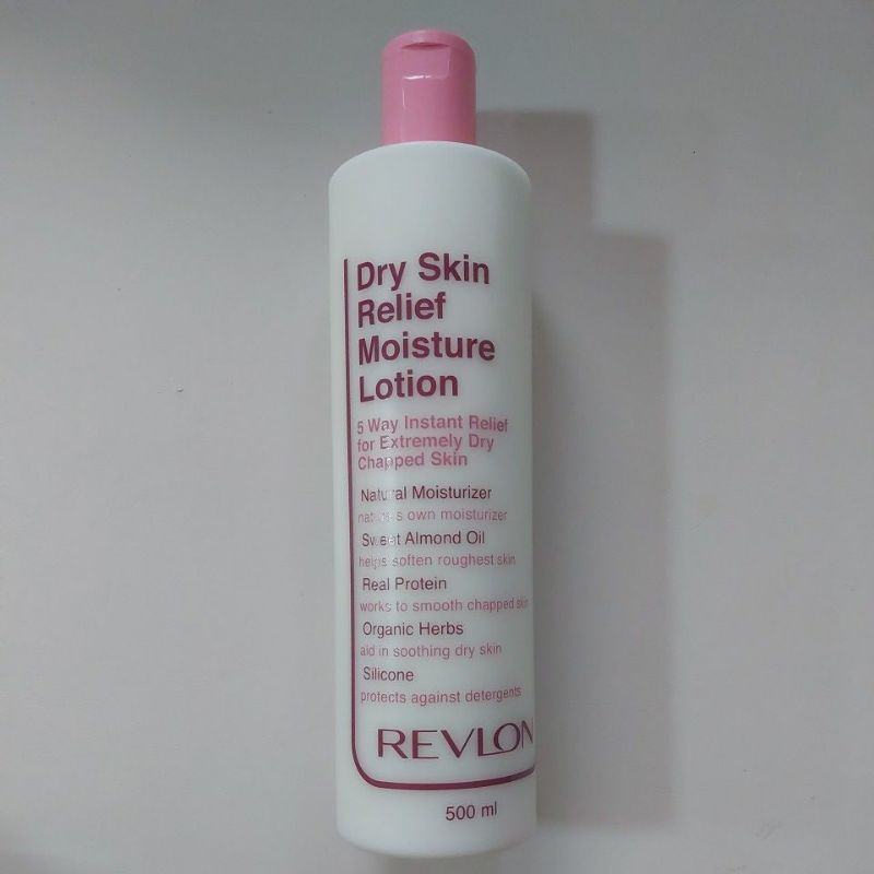 revlon dry skin relief moisture lotion 500 ml.ผลิต 02/2025