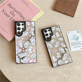 CASETIFY【Naughty Love Rabbit】เคสโทรศัพท์มือถือ TPU กันกระแทก ลายการ์ตูนกระต่ายน่ารัก สําหรับ Samsung Galaxy S23 Ultra S23 Plus S22 Ultra