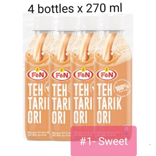 RTD Ready To Drink Teh Tarik Ori F&amp;N 4 x 270 ml