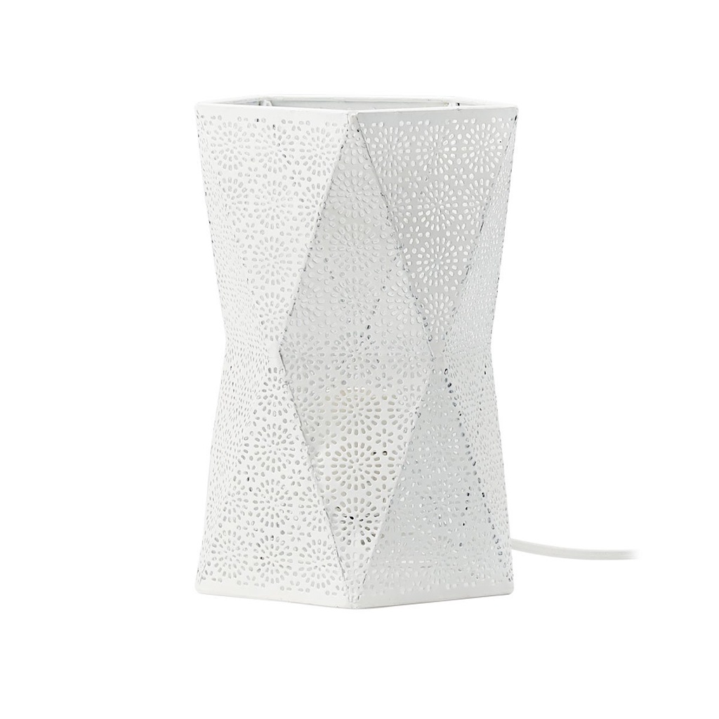 โคมไฟตั้งโต๊ะ (E27x1) LUZINO รุ่น L166013W สีขาว