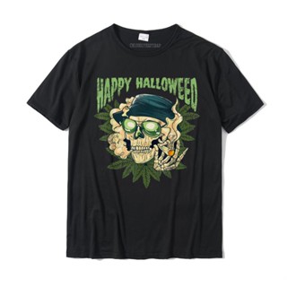 Happy Halloweed Halloween Weed Pot 420 T-Shirt Camisas Design Tshirts For Men Cotton Shirt Casual Funny Tops Tee_12