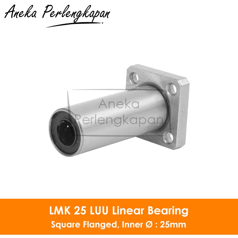 LMK25LUU / LMK 25 LUU Linear Motion Square Flange Bearing