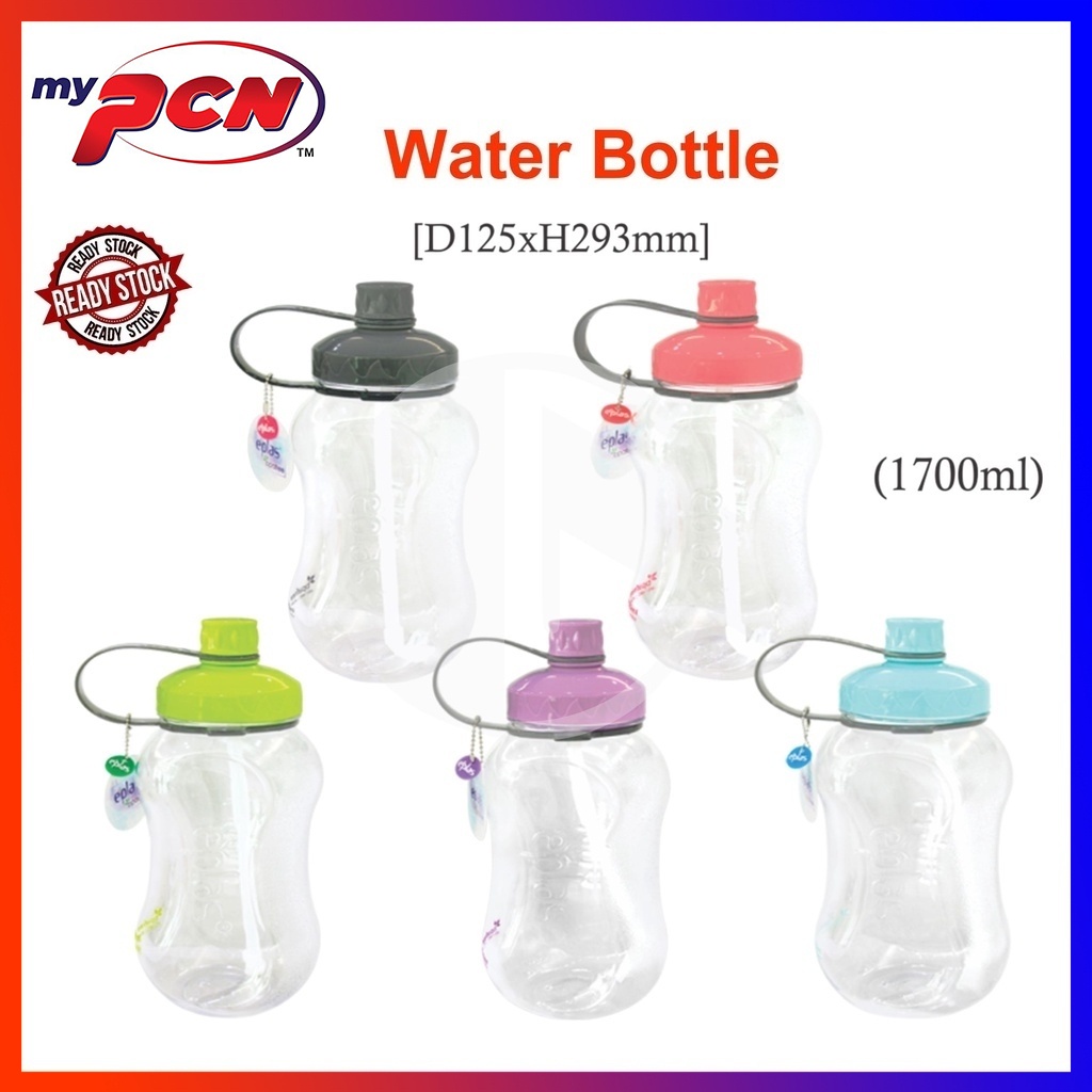 Pcn [EPLAS] 1.7Ltr Tritan Water Bottle With Handle/ Fashion Style Water Tumbler BPA FREE/ Air Botol 