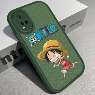 เคสโทรศัพท์หนัง PU ซิลิโคนนิ่ม ปิดด้านหลัง แบบบาง ลายการ์ตูนลูฟี่วิ่ง สําหรับ Vivo Y21 2021 Y33S Y21S Y21A Y21T Y33T Y21G Y21e