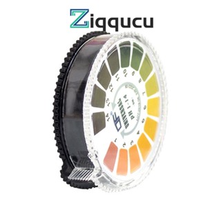 Ziqqucu ม้วนกระดาษทดสอบค่า PH 0-14 16.4 ฟุต พร้อมแผนภูมิสี สําหรับวัดน้ําลายในดิน