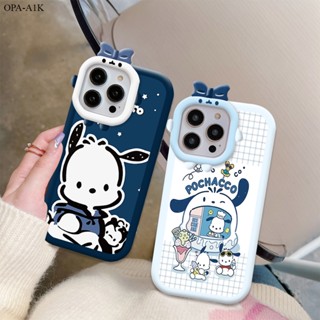 OPPO A1K A7 A5S A12 A9 A5 A53 A33 A31 A92 A52 A93 A94 2020 เคสออปโป้ สำหรับ Case Cartoon Pochacco Pattern เคส เคสโทรศัพท์ เคสมือถือ Full Back Cover Shockproof Shell Protective Casing Soft Cases