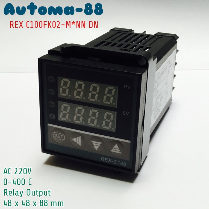 Laku Digital Pid Rex-C100 Out Relay 0-400C อุณหภูมิควบคุมอุณหภูมิ Ac 220V