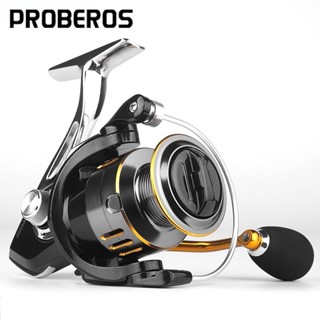 Proberos Fishing Reel GW1000-7000 8kg Max Drag All Metal Spool Body Handle Saltwater Reel Spinning Reel for Bass Fishing Tackle รอกตกปลาบึก รอกสปินนิ่ง รอกตกปลา อุปกรณ์ตกปลา