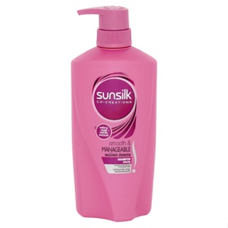 ซันซิลแชมพู SHAMP สมูทแอนด์เมเนจ ชมพู625มลSUNSILK SMOOTH MANAGEPINK 625ML