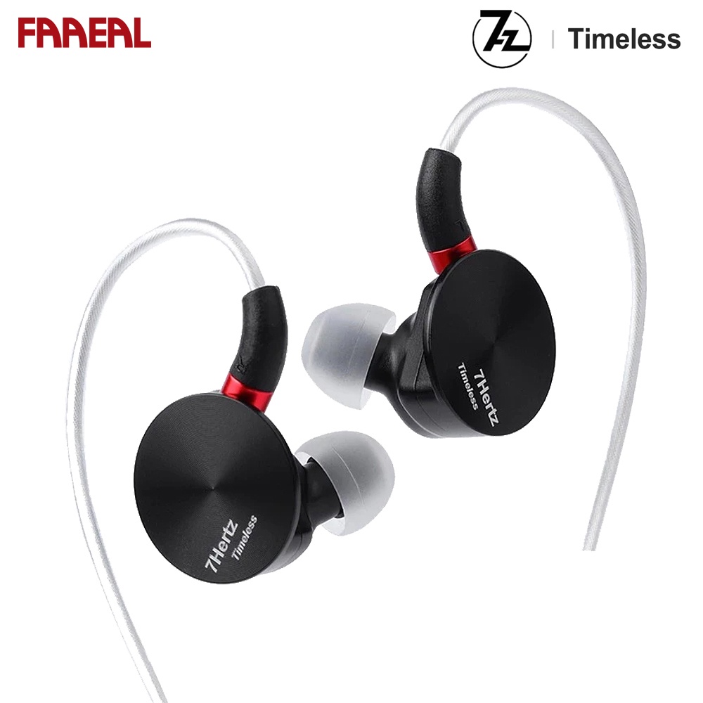 FAAEAL 7HZ Timeless Flat In Ear หูฟัง N52 แม่เหล็กซับวูฟเฟอร์โลหะปลั๊กอุดหูความละเอียดสูง HiFi Music