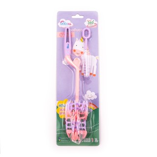 เกรซคิดส์แปรงล้างหลอด ซิลิโคน ไลแลค:คละสี:EACHGRACE KIDS LILAC SILICONE BOTTLE BRUSH