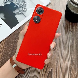 ใหม่ เคสโทรศัพท์ซิลิโคน TPU แบบนิ่ม บางพิเศษ กันกระแทก ป้องกันกล้อง สําหรับ OPPO A78 A17K A17 Reno8 T 5G 4G 2023