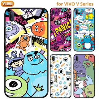 เคส VIVO V27 V27E V25 V25E V11 V11i V15 V17 V19 NEO PRO 1804 1819 5G มือถือสำหรับเคสโทรศัพท์มือถือลายการ์ตูนมอนสเตอร์สําหรับ