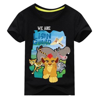 Kids Clothes The King of Lion Guard Short Sleeve T-Shirt_01