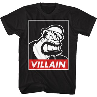 Villain Popeye T-Shirt เสื้อครอปสายฝอ เสื้อยืดเด็กผช เสื้อเชิ้ตชาย_02