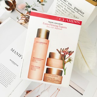 CLARINS ชุดโทนเนอร์ครีม ช่วยกระชับผิวหน้า ช่วยคืนความสดชื่น สไตล์ฝรั่งเศส