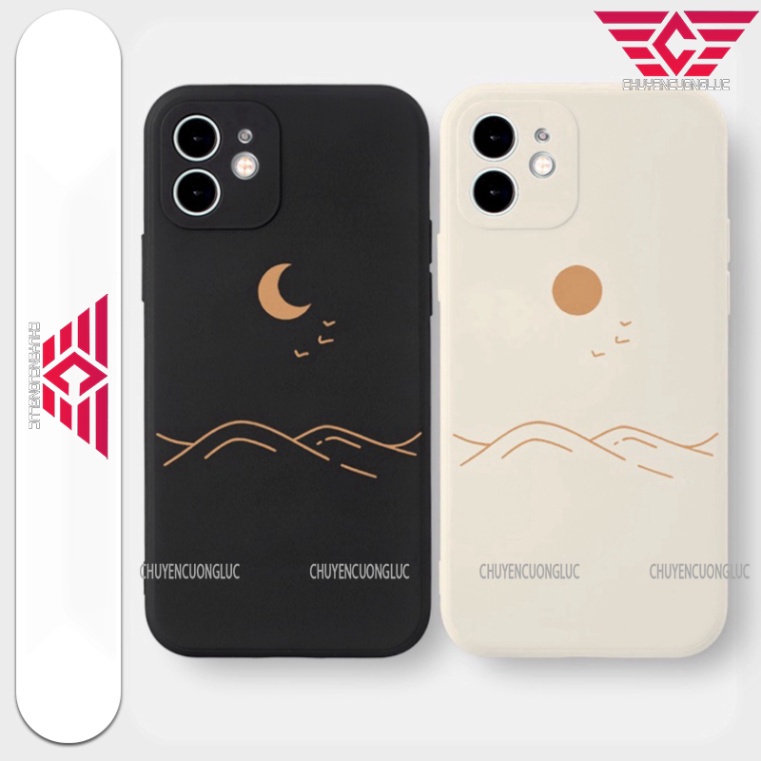 เคสสําหรับ iphone 7+/8 plus, X, XSMAX, 11, 12, 13, 14 PRO, PROMAX MOON SQUARE FRAME