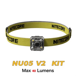 Nitecore Nu05 V2 Usb-C ไฟสัญญาณ ไฟหน้า แบบชาร์จไฟได้