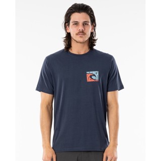 เสื้อยืดผ้าฝ้าย 100%RIP CURL   เสื้อยืดผู้ชาย CTERT9 ICON CUTOUT TEE A21S-3XL_04