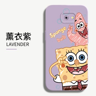 เคสโทรศัพท์ซิลิโคน TPU แบบนิ่ม ลายการ์ตูนสพันจ์บ็อบ กันกระแทก ป้องกันเลนส์ สําหรับ Samsung Galaxy J4 J6 Plus J8 2018 J5 J7 Pro Prime