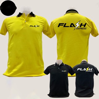 Flash Express เสื้อโปโล ผ้าหนา ใส่สบาย คุณภาพสูง