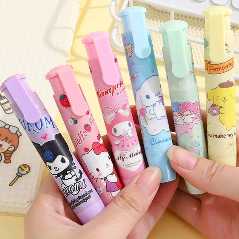 SANRIO ยางลบลบ ลายการ์ตูน Mymelody Kuromi น่ารัก แบบสร้างสรรค์ สําหรับนักเรียน