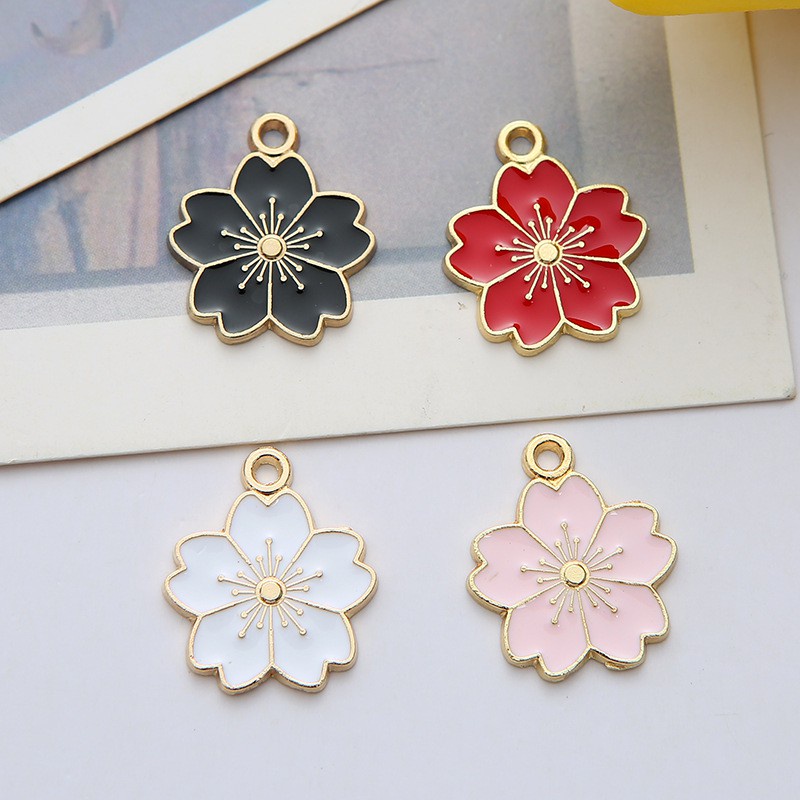 【พร้อมส่ง! ! ! 】B04 จี้โลหะ รูปดอกไม้น้อยน่ารัก แฮนด์เมด ขนาดเล็ก สําหรับทําเครื่องประดับ ต่างหู สร้อยข้อมือ diy