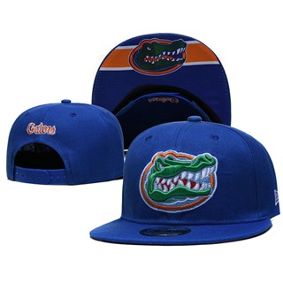 หมวกฮิปฮอป ลาย NCAA Florida Gators สามารถปรับได้ สีฟ้า