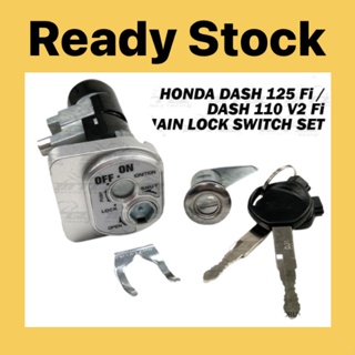 ใหม่ ชุดกุญแจล็อคที่นั่งรถยนต์ สําหรับ Honda Dash110 fi/Dash125 fi Suis Rumah Kunci DASH 110 125 2 fi dash2 fi