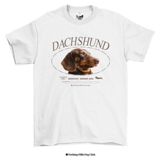 เสื้อยืดลาย DACHSHUND (ดัชชุน) Classic Cotton Unisex by 【Nothing Hills】_02