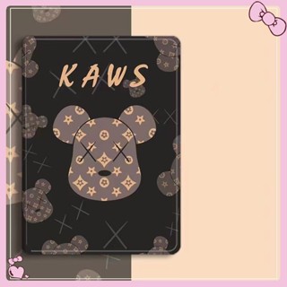 เคส Kaws สําหรับ iPad Gen9 10.2 Gen7 2019 Gen8 iPad Case 2019Air3 10.5 Air3 mini 1 2 3 4 5 Cartoon Flip Cover