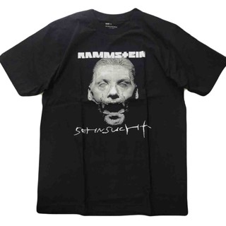 เสื้อวง Rammstein เสื้อยืดแขนสั้น Rammstein เสื้อยืด vetements x rammstien