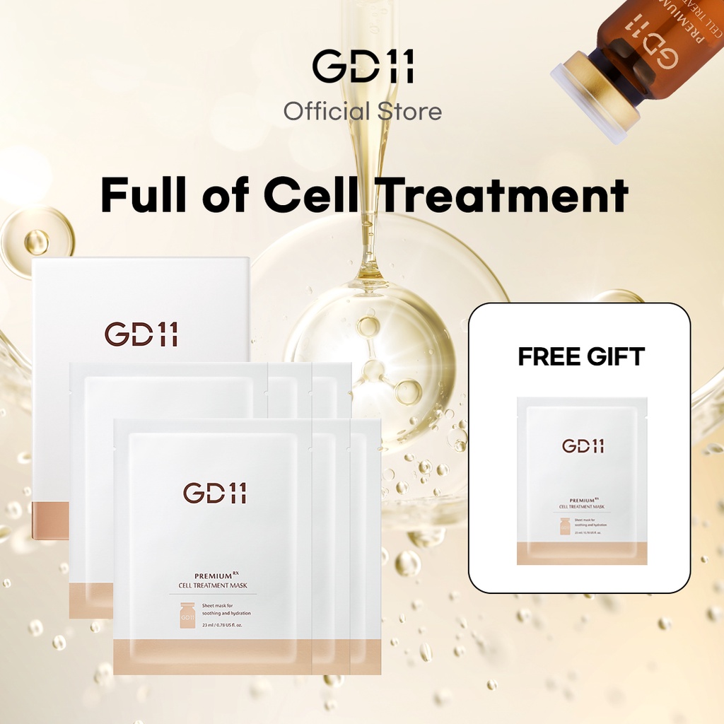 [GD11] Premium Rx Cell Treatment Mask, 6ea /การดูแลผิวเกาหลี, เปปไทด์, วีแกน, เอเดลไวส์, ผ่อนคลาย, ก