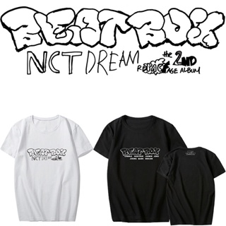 เสื้อยืดแขนสั้นลําลอง พิมพ์ลาย Kpop NCT DREAM Beatbox แฟชั่นฤดูร้อน สําหรับผู้ชาย และผู้หญิง_07