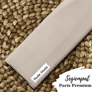 segi empat paris premium/Paris Premium / Paris Voal Premium /paris premium/hijab paris warna nude muda