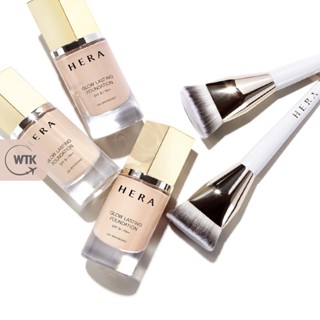 HERA Glow Lasting Foundation SPF 25 / PA++, แปรงรองพื้น 01 Glow - Glow Foundation With A Sheer Glow ที่ช่วยให้ผิวกระจ่างใสอย่างเป็นธรรมชาติเป็นเวลา 24 ชั่วโมง (ใหม่)