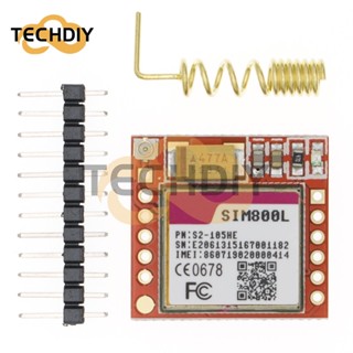 โมดูลไมโครซิมการ์ด SIM800L GPRS GSM BOard Quad-band TTL Serial Port