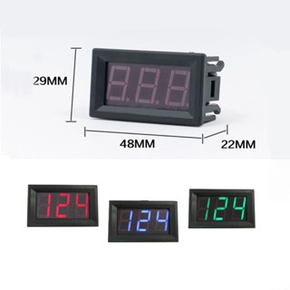 โวลต์มิเตอร์วัดแรงดันไฟฟ้าดิจิตอล Digital Voltmeter ขนาด 0.56" 5-60VDC 2สายพร้อมส่ง