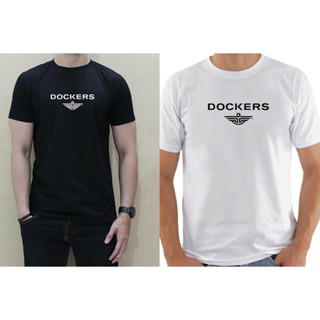 Dockers Icon Logo Bodybuilding Sportswear 100% Cotton Gildan Mens T-shirt Birthday Gift_04