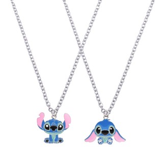 สร้อยคอโซ่ยาว สเตนเลส จี้การ์ตูน Stitch น่ารัก สําหรับผู้หญิง ผู้ชาย ทุกเพศ ทุกวัย รัญไต Leher Lelaki โช้กเกอร์ กระดูกไหปลาร้า โซ่ยาว เครื่องประดับแฟชั่น