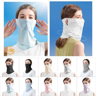 Trendyzone ผ้าพันคอ ผ้าเรยอน กันแดด ระบายอากาศ สําหรับขี่จักรยาน กลางแจ้ง 1 ชิ้น
