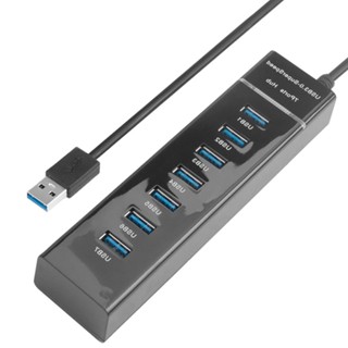 USB 3.0 to 7-port USB Hub Body Multi-Function Dock for PC, Laptop, Ultrabook, Notebook