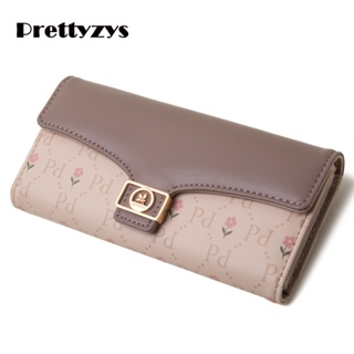 Wallet Prettyzys 2023 Fashion Korean Pu Leather Long For Women