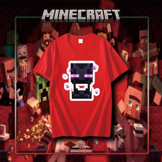 เสื้อยืด Minecraft Steve เสื้อยืดน่ารักๆ ระบายอากาศได้ ใส่แล้วเย็นสบายค่ะ เสื้อยืดแขนสั้น สินค้ามาใหม่