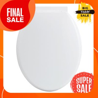 ฝารองนั่งพลาสติกทรงรี WSP รุ่น TS4-5 สีขาวWSP oval plastic toilet seat model TS4-5 white