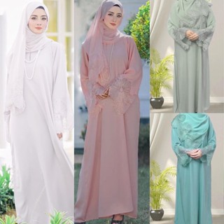 Ramadan Baju raya Abaya ชุดแม็กซี่เดรส แฟชั่น สําหรับสตรีชาวมุสลิม