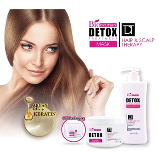 Biowoman ไบโอวูเมนส์ ดีท๊อกซ์ ทรีทเม้นท์ มาส์ค 250 ml.