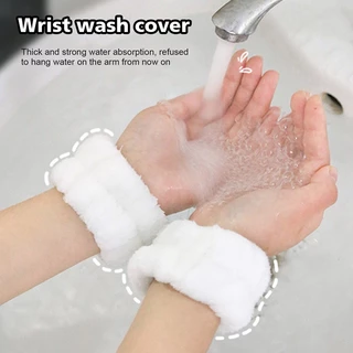 Reusable Spa ข้อมือ Washband ผ้าขนหนูไมโครไฟเบอร์นุ่มสายรัดข้อมือสําหรับล้างหน้าผู้หญิงสาวโยคะวิ่งกีฬาข้อมือ Sweatband